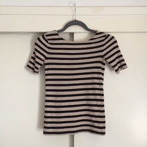 Madewell striped low back top